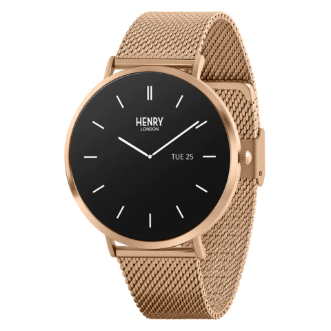 Henry London HSL001 智能手錶 (玫瑰色和玫瑰網帶)